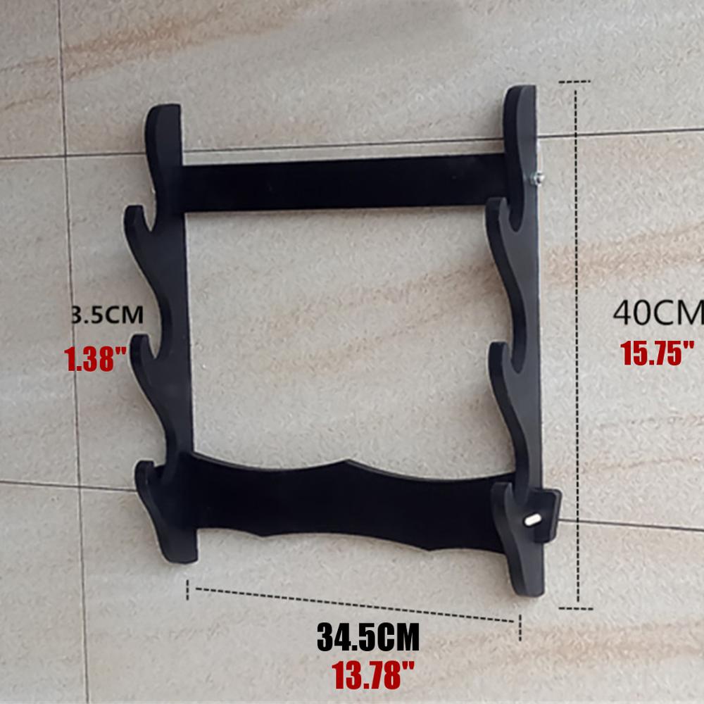 1 stk 1/2/4/5/6- etterslep vegghengende dekor samurai sverdholder katana holder stativ hengerbrakettstativ hjem dekorasjon veggdisplay: 3 etterslep