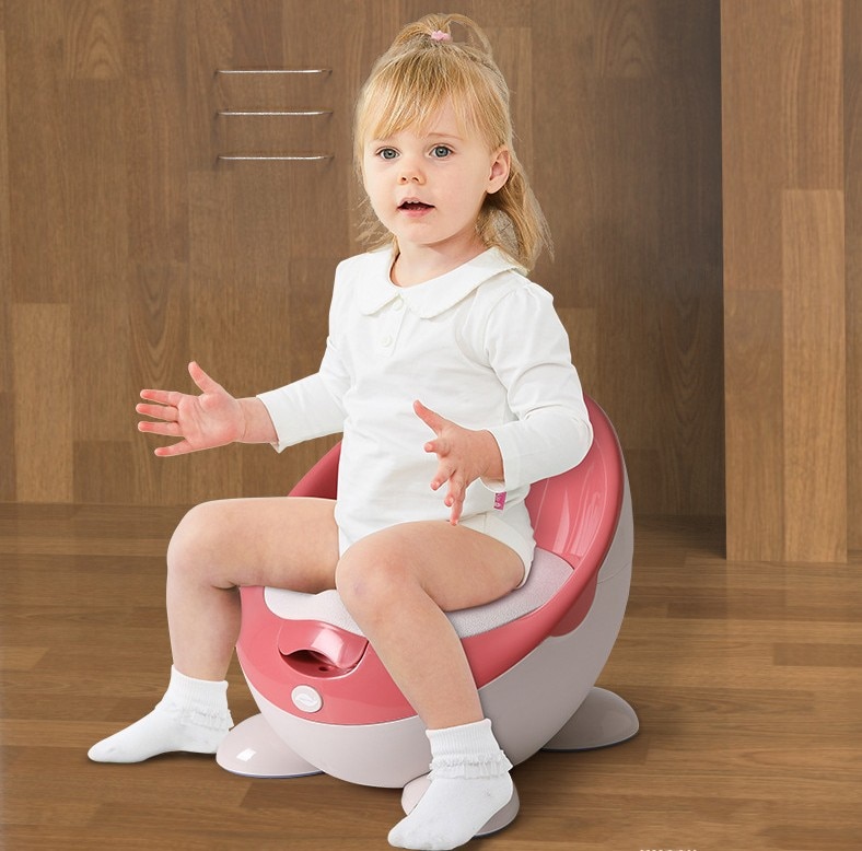 Large Baby Toddler Toilet Training Seat Potty Egg Style Kids Child Toilet Potty Seat 2 Colors