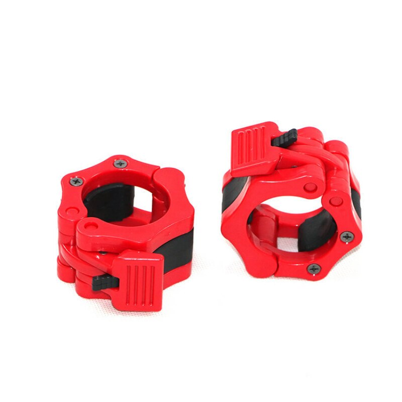 Abrazaderas de barra de pesas de liberación rápida, Clips de barra de pesas olímpica para levantamiento de pesas y entrenamiento de fuerza, 50mm
