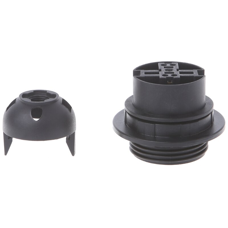 E27 Lamp Bulb Holder Edison Screw Cap Socket White/Black Pendant Ceiling Light