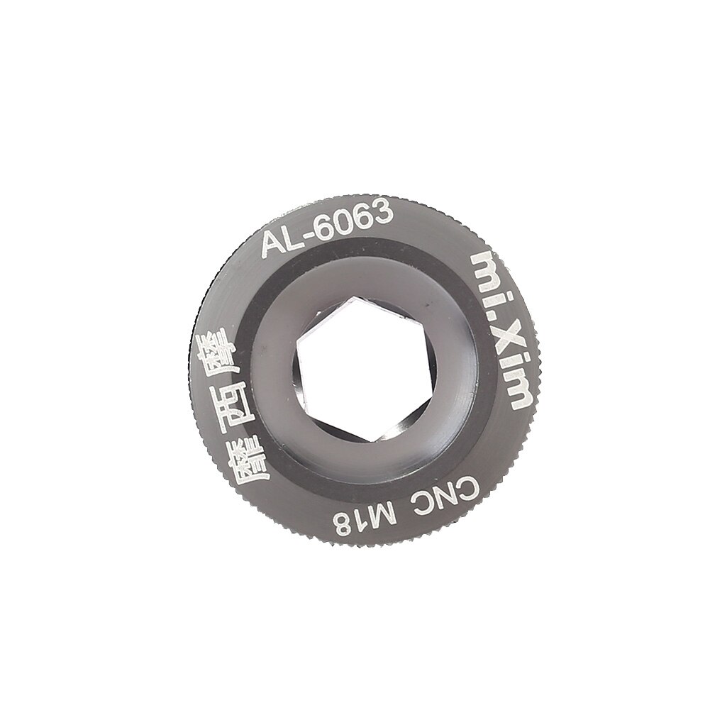 Crank Cover Screw Cap Fitting Mountain MTB Bike Bottom Bracket Crankset Outdoor Anti-resistance Repairing Elements for Mi Xim: Silver  M18