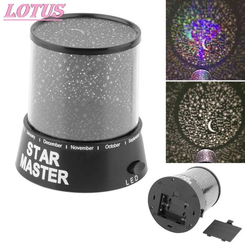 Romantische Schitterende Led Sterrenhemel Projector Lamp Ster Licht Cosmos Master 1Pc