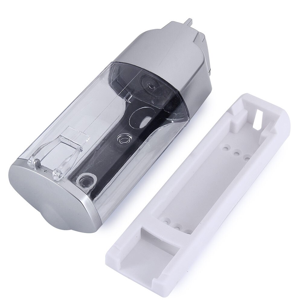 Dispensador de jabón líquido montado en la pared, dispensadores de Gel de ducha de champú de plástico de 350 ml, de bloqueo de desinfectante de manos para cocina de baño