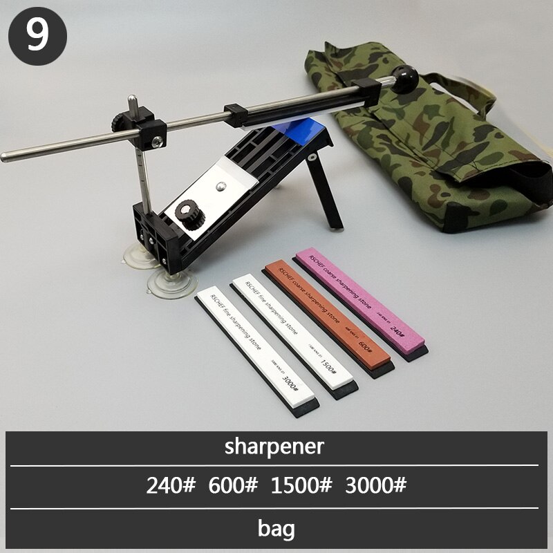 Sharpener Kitchen Knife Fix Fixed Angle with multi stones sharpening stone whetstone grind: 9-sharpener 4S