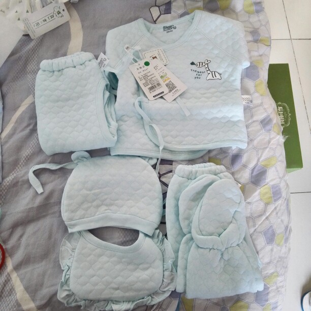 0-3 meses recién nacidos ropa interior de algodón tres piezas