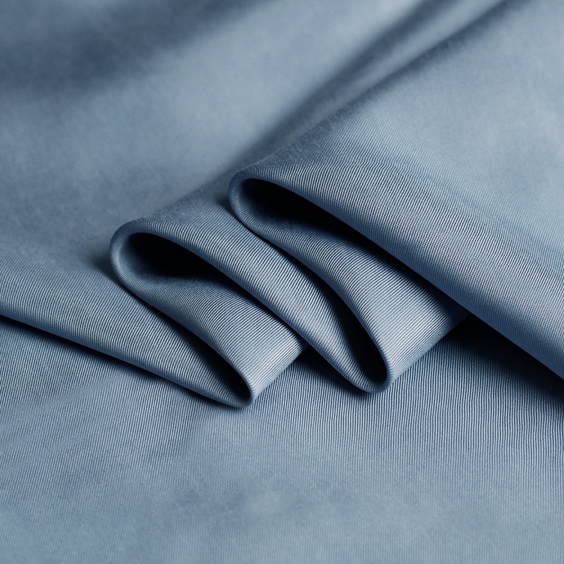 Pearlsilk 190 g/m 130cm ancho niebla azul suave y liso Cupro accesorios para prendas de vestir primavera camisa vestido DIY ropa telas