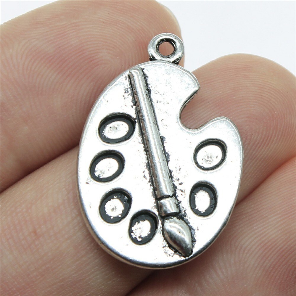 20 stks / partij Antiek Zilver Kleur Schoolbenodigdheden Boek Charms Bachelor Cap Charms Doctor Hat Hanger Graduation Charms: Rood
