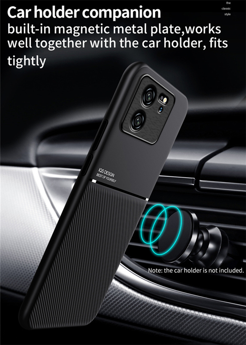 Para xiaomi 13t 5g caso de couro carro suporte magnético capa traseira para xiomi mi 13t 13 t xiaomi13t t13 pro quadro macio proteger coque