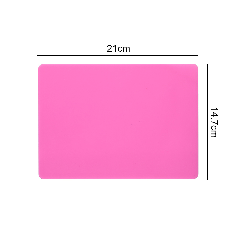 Silicone world Silicone Pad Table Mat Kneading Dough Mat Resin Pad Craft Tool Anti-dirty Pad DIY Epoxy Jewelry Making Tools: Pink