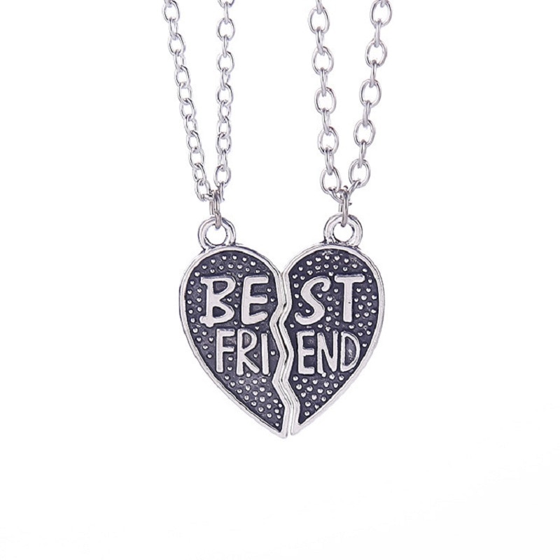 Combination Broken Heart 2 Pieces and 3 Pieces Pendant Necklace Forever Friend Ms. Jewelry Necklace Girlfriend