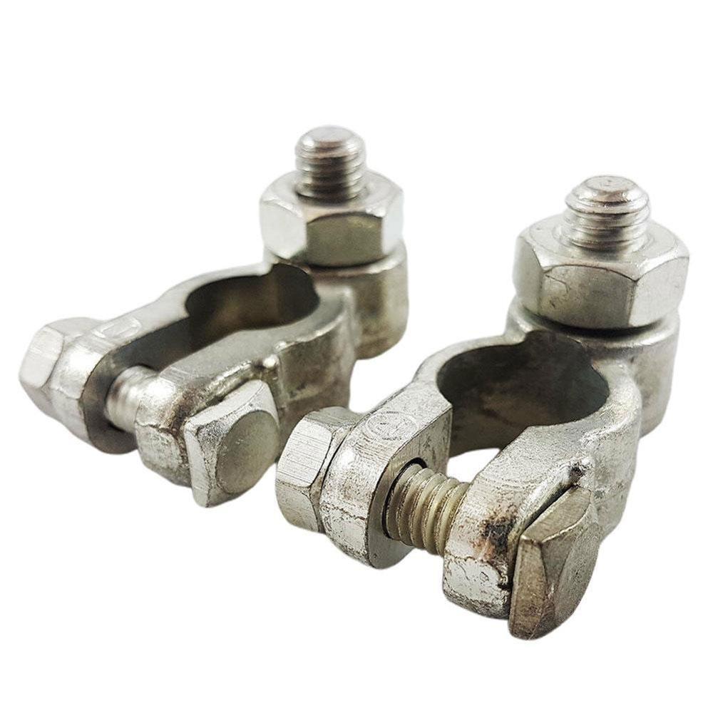 2pcs 12V Leisure Battery Terminals Connectors Clamps Car Van Caravan Motorhome