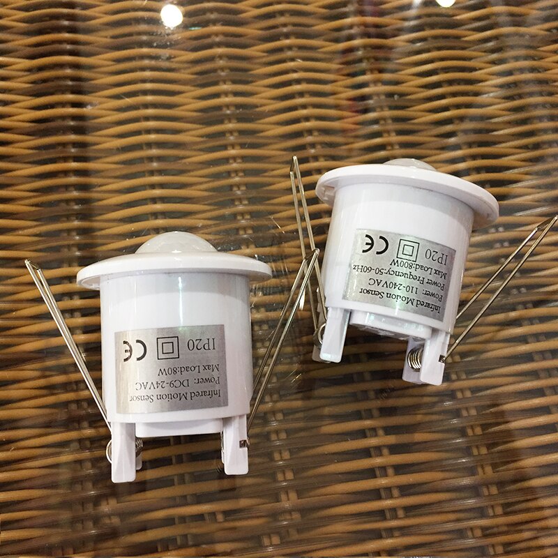 Mini Time delay Adjustable 360 Degree Ceiling PIR Infrared Body Motion Sensor Detector Lamp Light Movement Switch DC9-24V HH