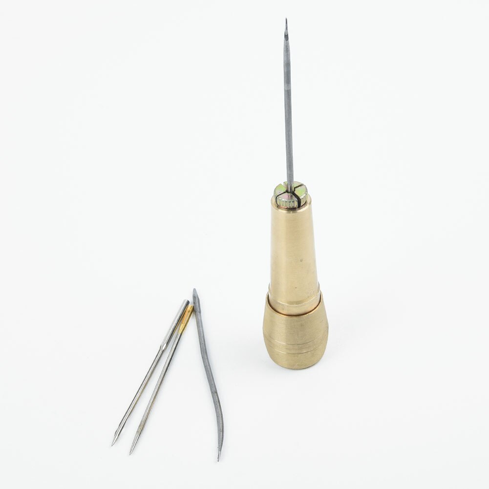 1x lädercraft nål kit verktyg läder tält sy syl handhäftare hållbar