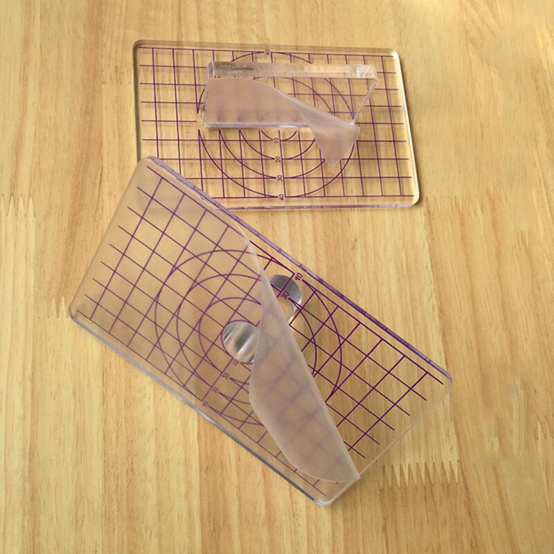Outils de plaque en argile Ultra légère | Timbre Transparent, pression argile boue Ultra-légère outils de jeu alimentaire perles de frottement, outil bricolage plaque à pression