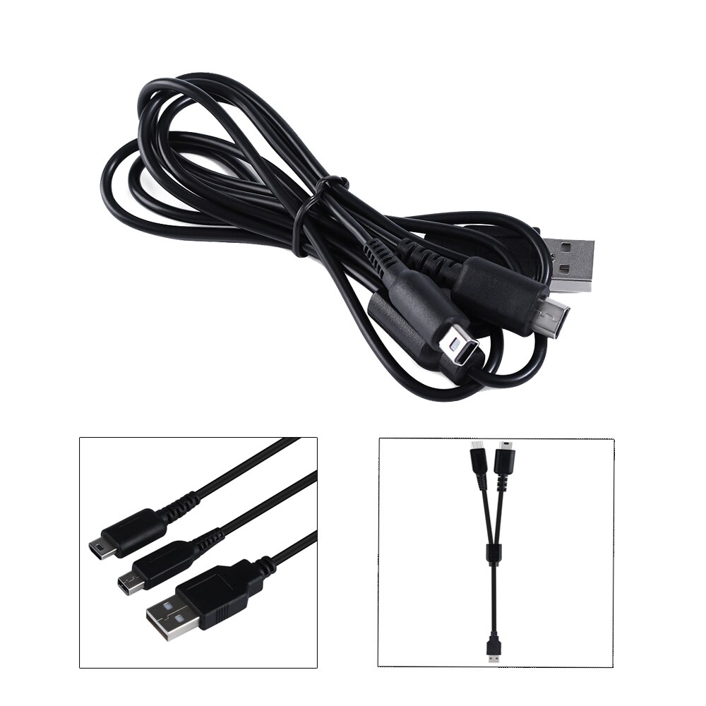 Universele USB Oplader Opladen Power Cable Koord Voor Nintendo Voor 3DS Voor DS Voor DS Lite Voor DSL Voor LL /XL Game link kabel 1.2 m