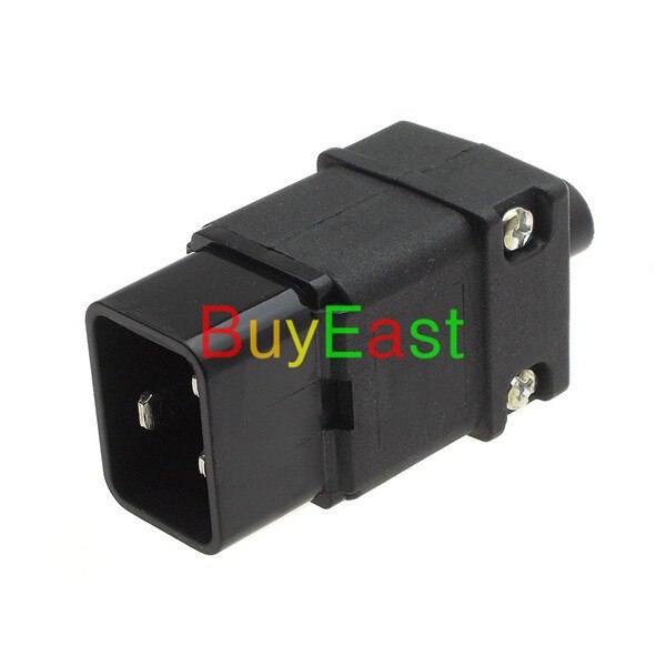 5 PCS IEC-60320 C20 male Receptale Power Cord Connector Rewireable Plug 100~250V 16A