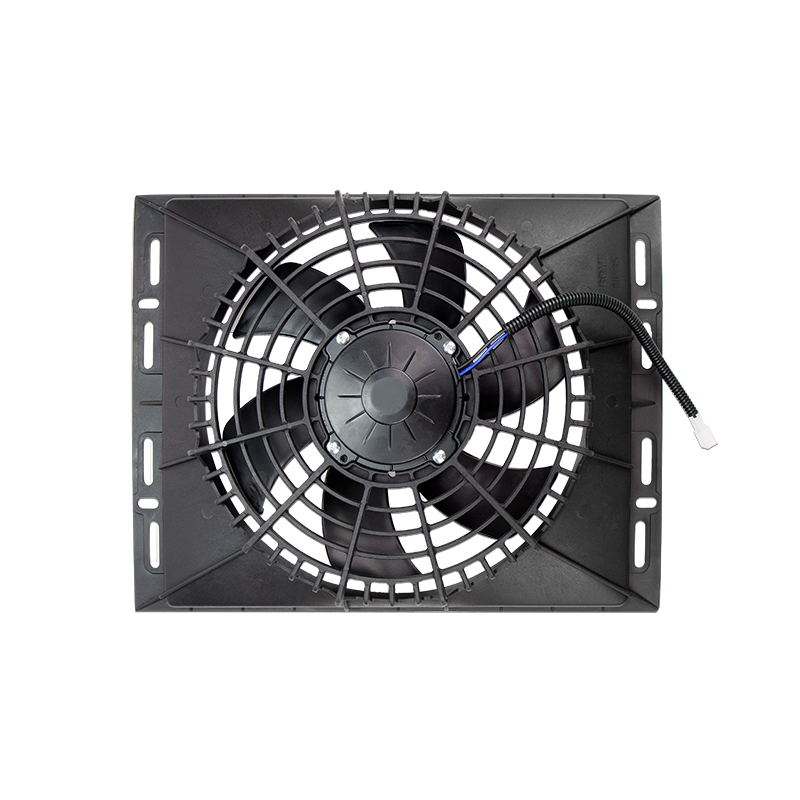 Elektrisk radiator køleblæser 120w 12v 24v bil aircondition kondensator blæser aircondition stangradiator klassisk muskelbil lastbil kondensator