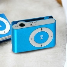 SeenDa Portable Mini Clip MP3 Muziekspeler USB MP3 Player Ondersteuning Micro TF Card Slot Snoep Kleuren Spiegel Sport MP3 speler