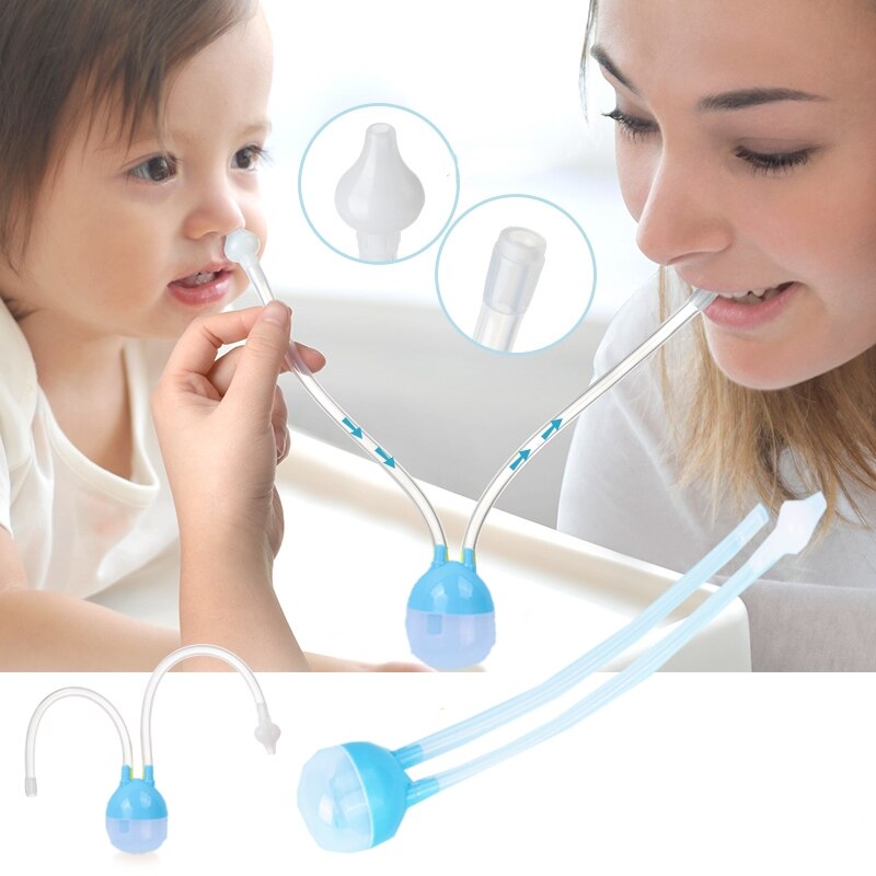 Baby Nose Clean Silicone Infant Nasal Aspirator Wash Your Nose Care Baby Nose Nasal Inhaler Infant Preventing Backflow Aspirator