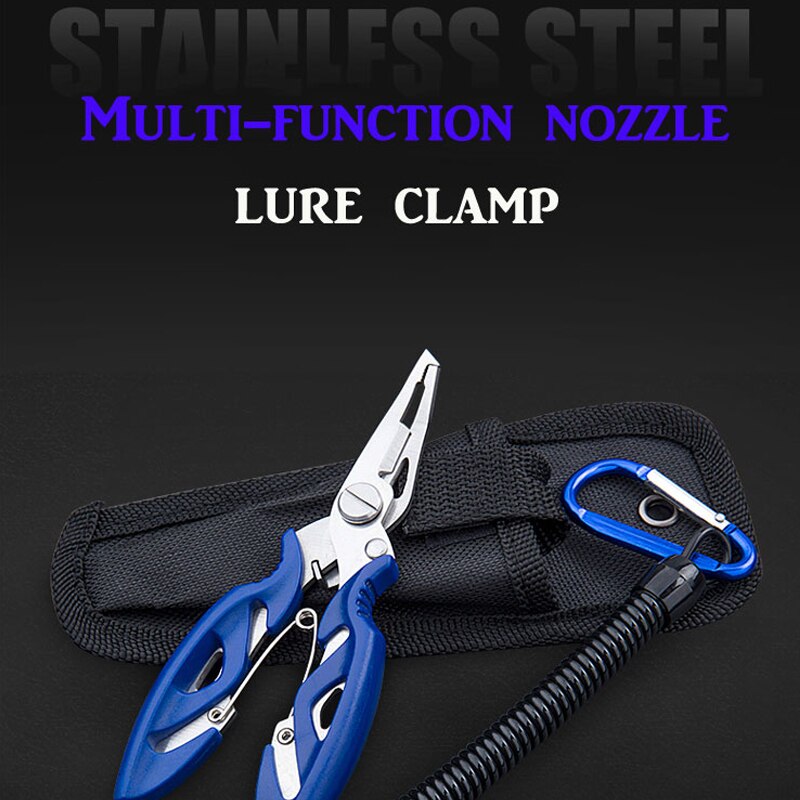 12Cm Multifunctionele Vissen Tang Schaar Line Cutter Hook Gereedschappen Vis Gebruik Tang Schaar 3 Kleuren Accessoires