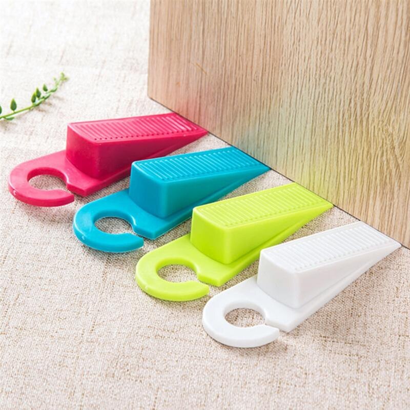 Safety locks Silicone Rubber Door Stop Stoppers Door Block Children Anti-Folder Hand Security Door Card Hanging Door Stop