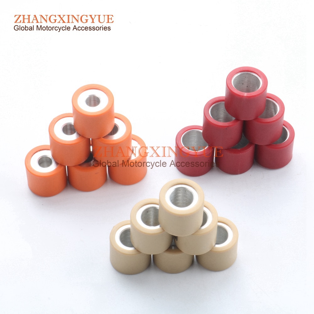 6PC Variator Rollers Roller Weights 19 x 17mm 5gram 7gram 9gram for APRILIA 125 Atlantic Eu3 Mojito Scarabeo Light City Sr150