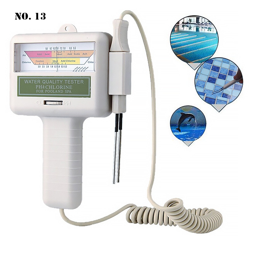 Water Quality Tester Ph Meter Ph/Cl CL2 Chloor Meter Tester Water Detector Drinkwater Ph Test Voor Zwemmen zwembad Aquarium