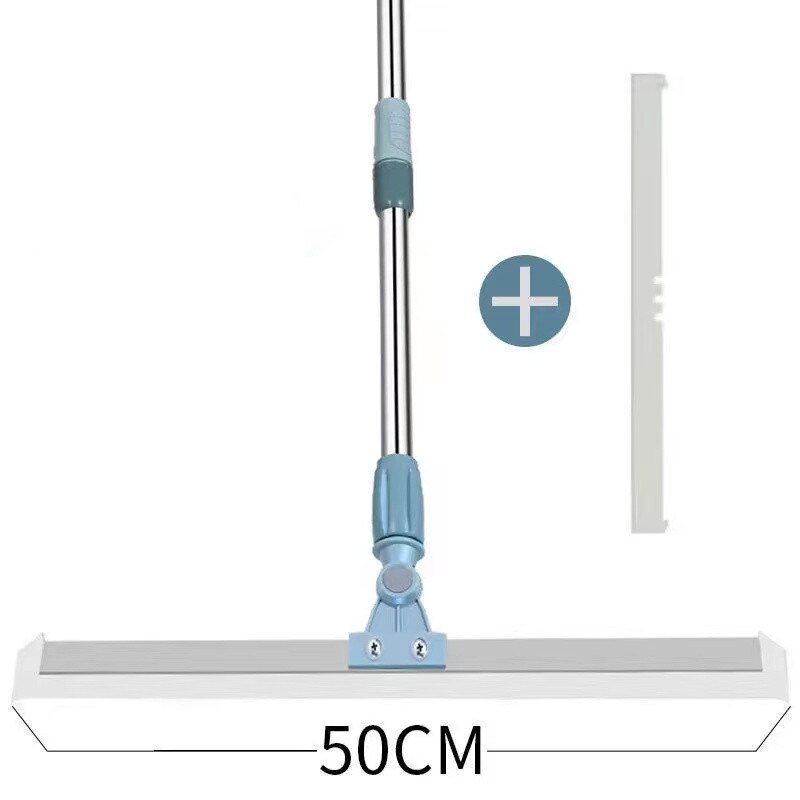 Multifunction Magic Broom Magic Floor Wiper Rotatable Wiper Scraper Telescopic Broom Floor Window Squeegee Water Cleaning Tools: 50cm 1 Scraper
