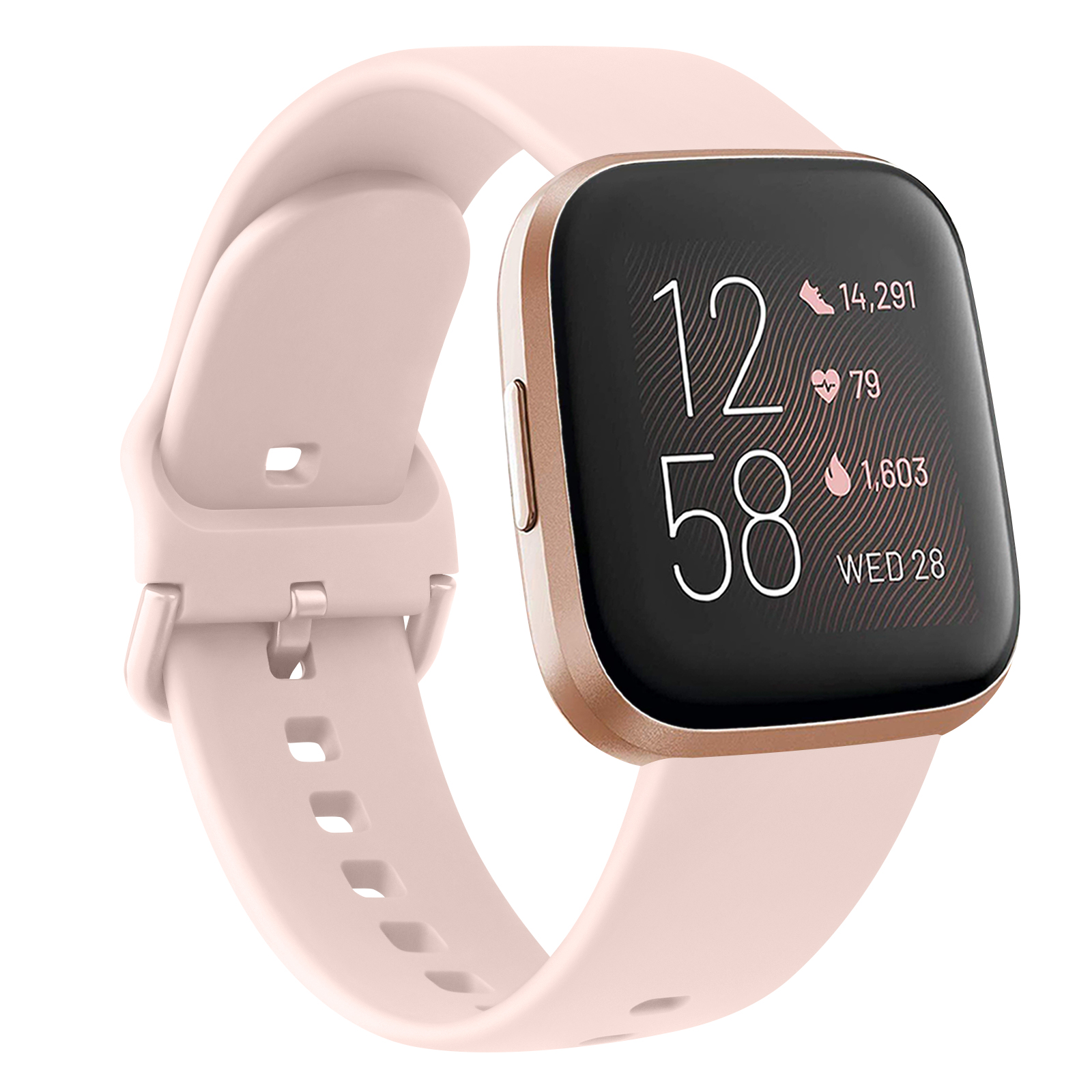 rem til fitbit versa 2/ versa-rem silikonklokkerem vanntett armbånd til fitbit versa lite erstatningsrem