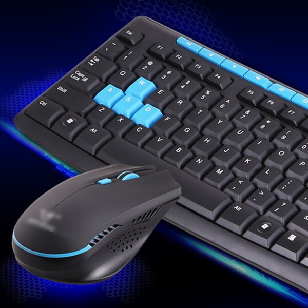 2.4Ghz Wireless Gaming Gamer Keyboard And Mouse Kit For Desktop Pc Laptop Hk3800