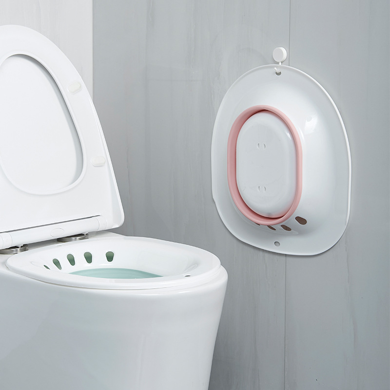 Accesorios de baño para el hogar, bidé plegable con globo Manual
