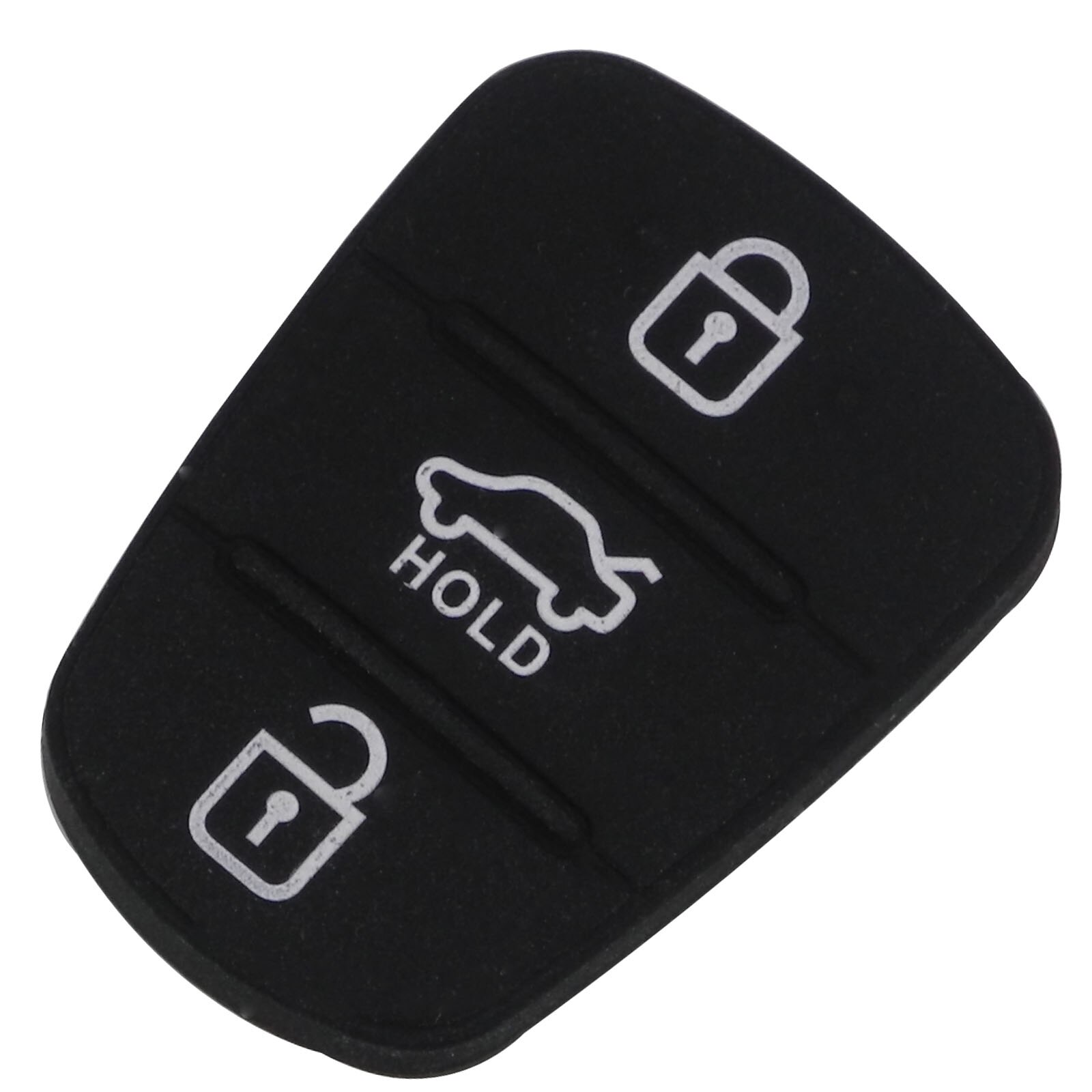 Jingyuqin 3 botones remoto clave Shell para HYUNDAI I30 IX35 para Kia K2 K5 las llaves del coche en blanco cubierta de la Caja: Rosa / 3 Botones