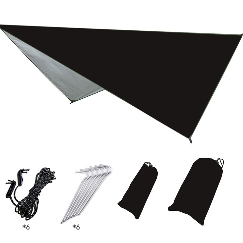 Waterproof Sun Shelter Triangle Sunshade Protection Outdoor Garden Patio Pool Shade Sail Awning Camping Shade Cloth: BK3