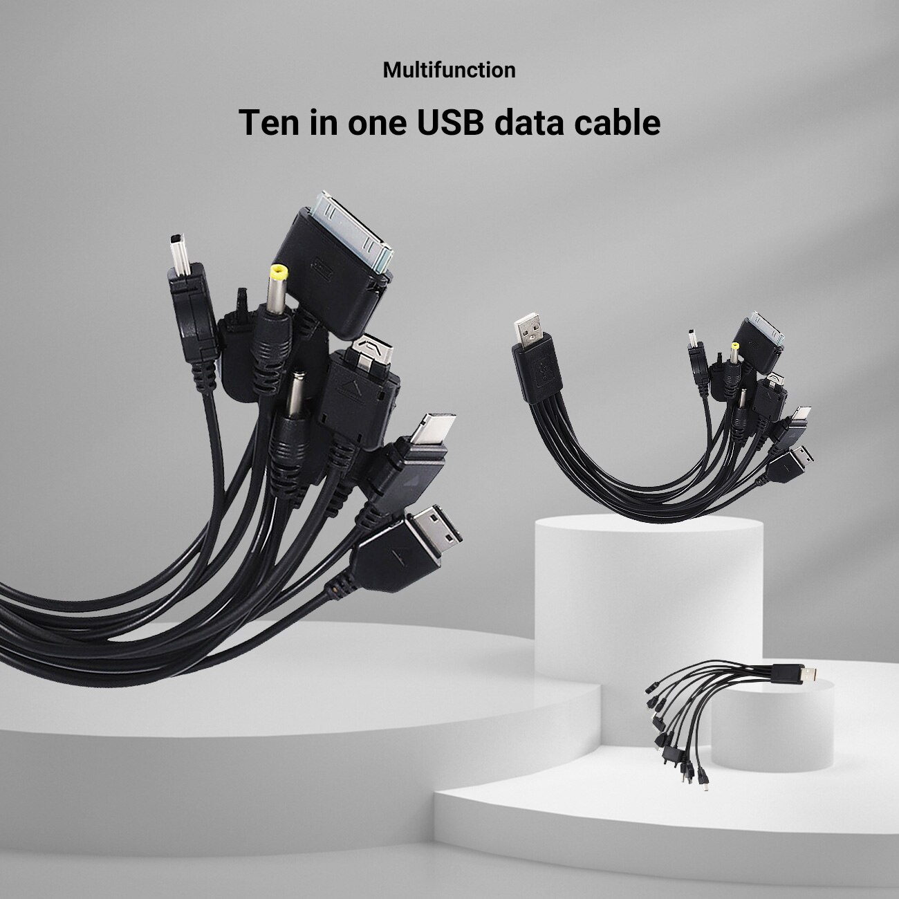 Multi-function data cable 10 in 1 data cable for mobile computer data cable