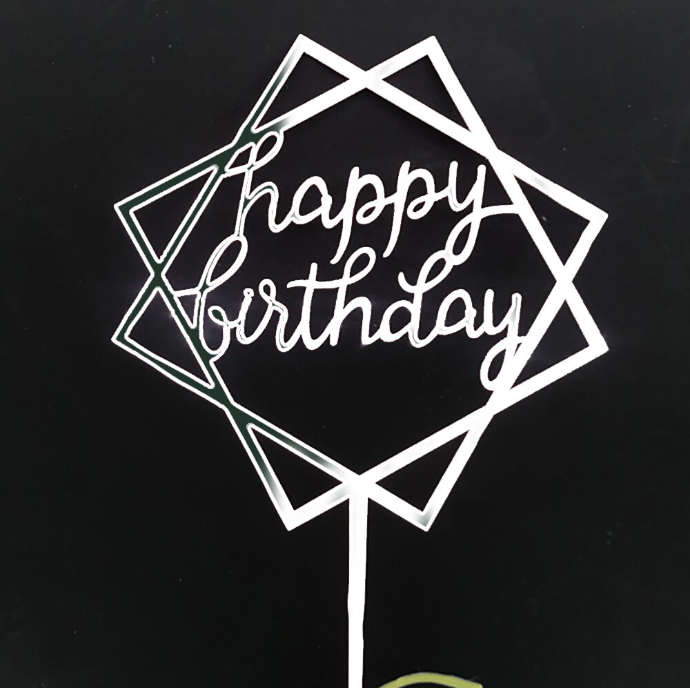 Happy Birthday Love Cake Topper Decoration Cupcake Flag Birthday Party Decorative Props Wedding Baby Shower Cupcake: 5