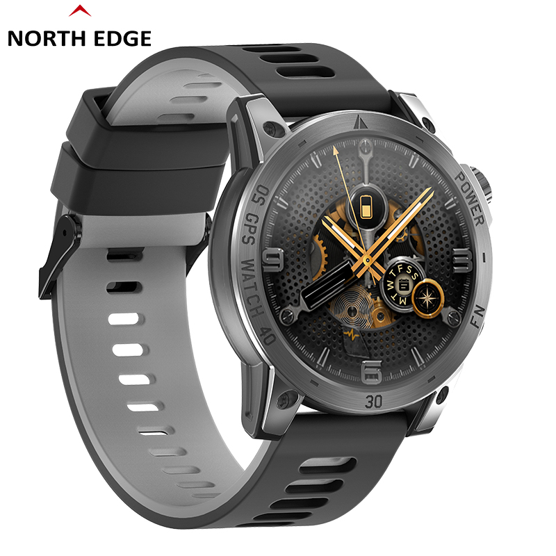 North Edge Cross Fit 3 Gps Horloges Mannen Sport Horloge 1.43 Hd Amoled Display 50M Atm Hoogtemeter Barometer Kompas Smartwatch Voor Mannen