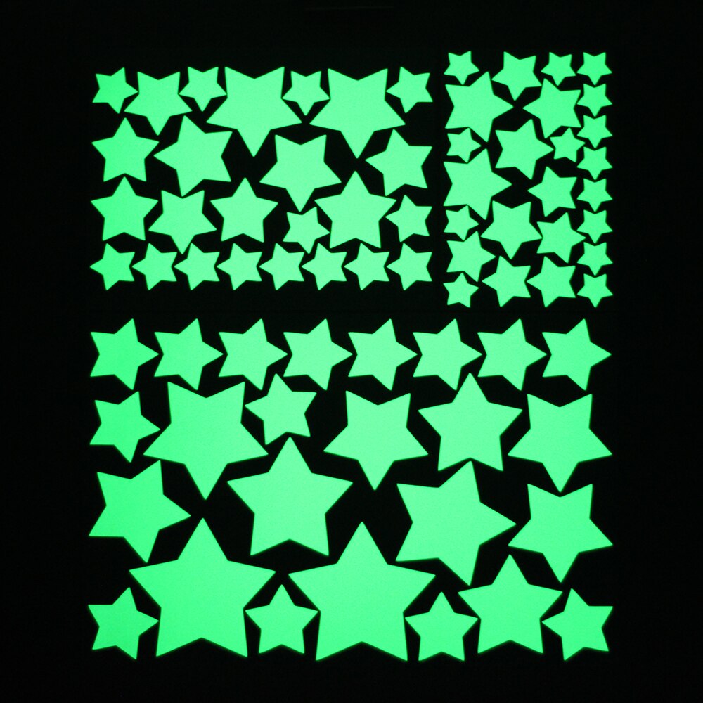 Glow in the Dark Stars Stickers for Ceiling Decoration Kids Room Baby Bedroom DIY Wall Sticker Home Decor Luminous Sticker Decal