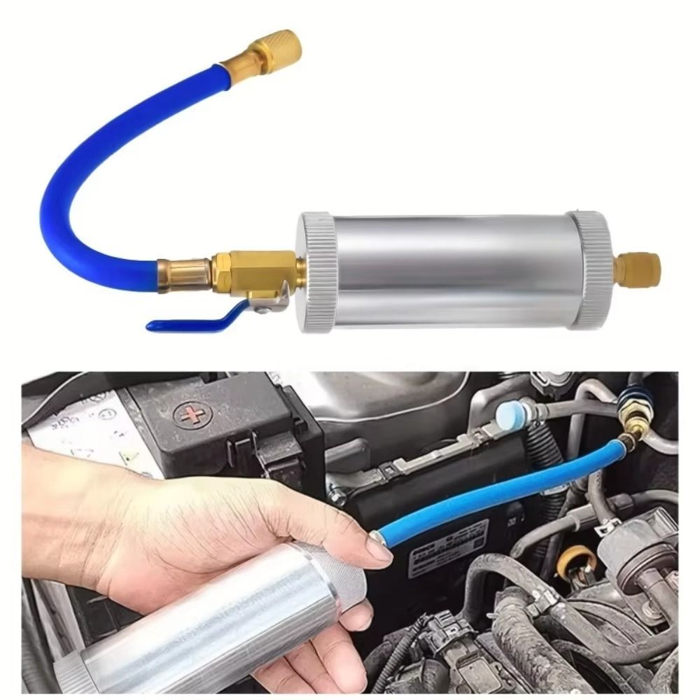 2Oz Capacity R134A Liquid Fuel Injector Convenient Efficient Car Air Conditioner Refiller Rational Sturdy
