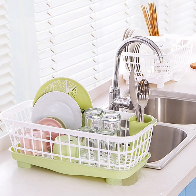 Kitchen Dish Sink Drainer Drying Rack Wash Holder ... – Vicedeal