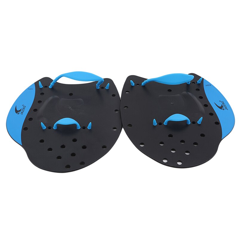 Swim Paddles - Silicone - Adjustable Hand Webbed Gloves for Stroke Correction Practice