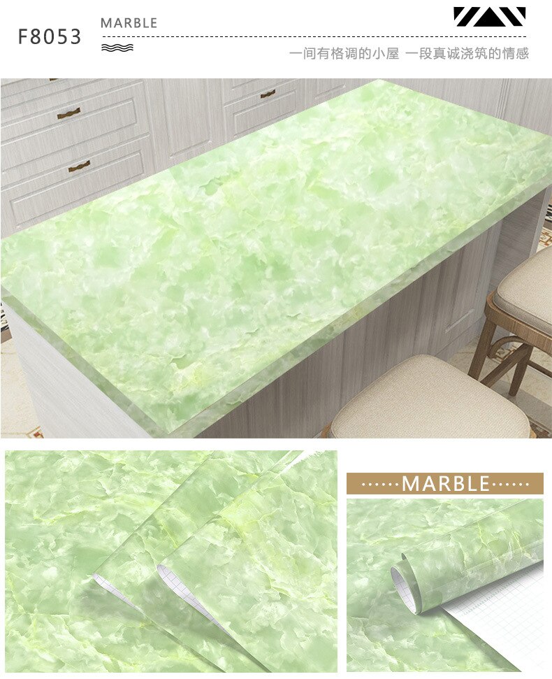 Moderne woonkamer meubels bureaublad waterdicht marmer behang vinyl zelfklevend contactpapier effen kleur woondecoratie