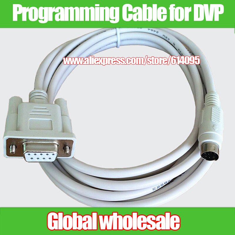 2 stks pc-dvp RS232 interface Plc-programmering Kabel voor DVP serie PLC