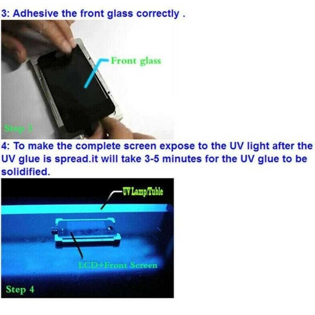 Telefon pekskärm praktisk kontor lcd glas lätt att applicera reparation flytande optiskt klart lim uv lim transparent