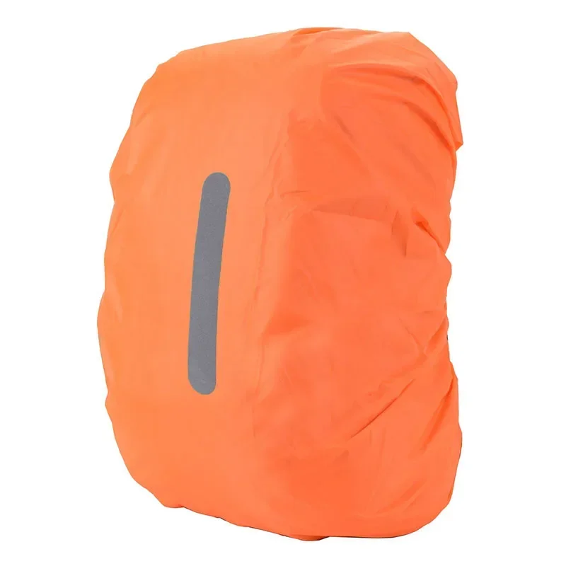 Waterproof Backpack Cover Ravel Safety Outdoor Backpack Cover Waterproof Rain Cap Cover: M / Green color