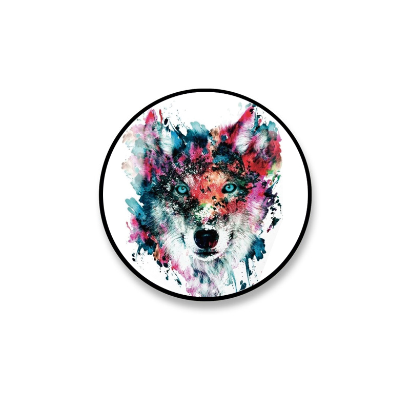 Luxe Bloem Wolf Opvouwbare Telefoon Grip Vinger Ring Telefoon Houder Telefoon Beugel Voor Iphone Standhouder Telefoon Houders: 4