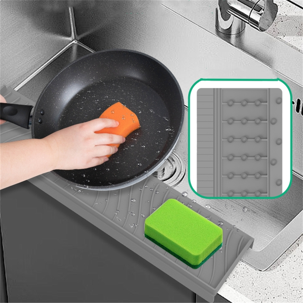 1 stücke Silikon Küche Waschbecken Kantenschutz Badewanne Spritzschutz Arbeitsplatte Schutz Für Waschen Gericht Wasserhahn Waschbecken Schallwand Werkzeuge
