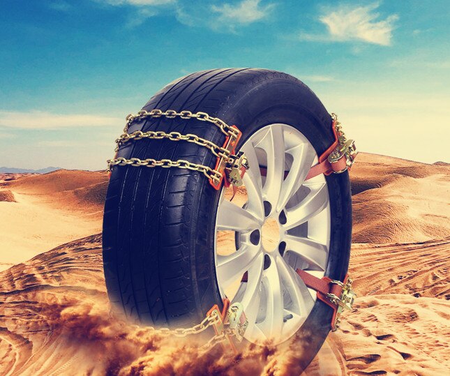 Auto Sneeuwkettingen Tire Anti-slip Ketting Voor Auto SUV slijtvast Staal Voor Ijs/Sneeuw/ modder Weg Veilig Rijden