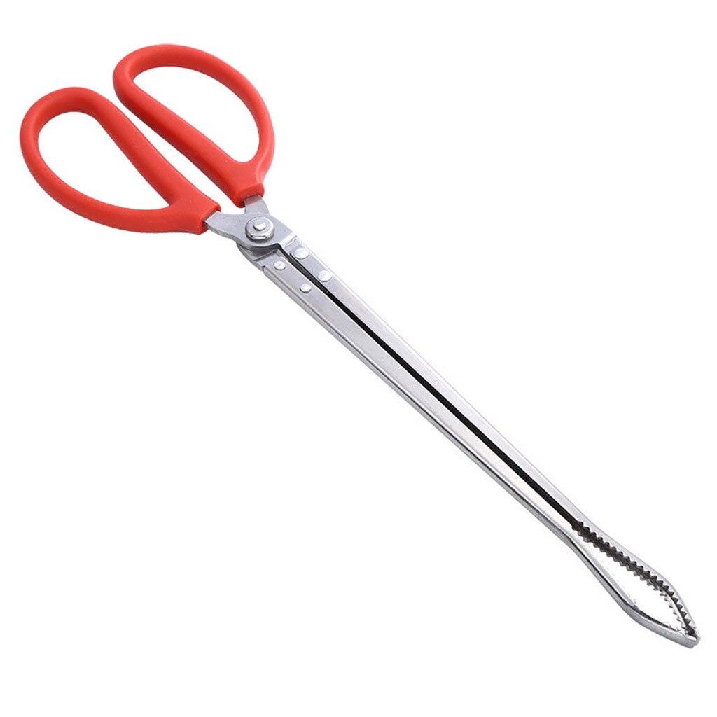 Versterkte Zee Krab Tang Artefact Multifunctionele Rvs Anti-Slip Clip Octopus Eels Vangen Tool Keuken Accessoires: Default Title