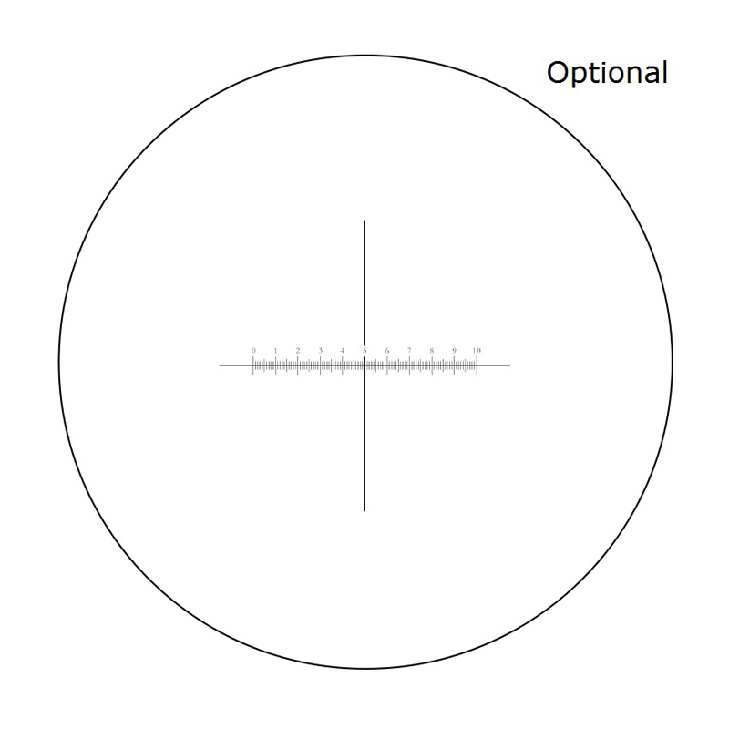 WF10X Wide Field Eyepiece Optical Lens for Stereo Microscope 10X WF10X/20 Field of View 20mm with or without Cross Reticle