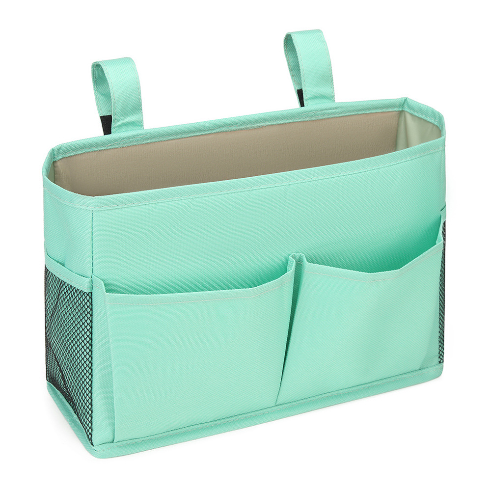 Nachtkastje Organizer voor stapelbedaccessoires Slaapzaalopslag voor nachtkastje Plank en stapelbed Plank Bed Caddy voor thuis: green